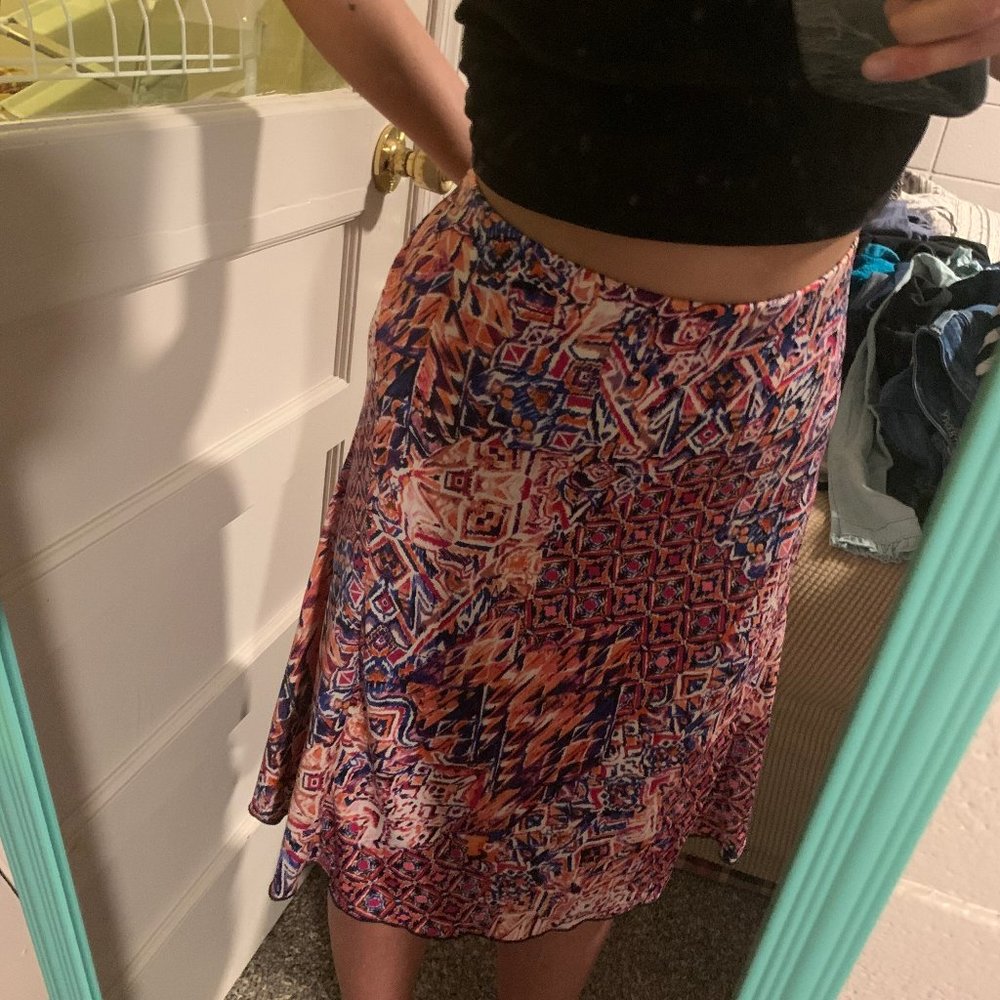 patterned skirt